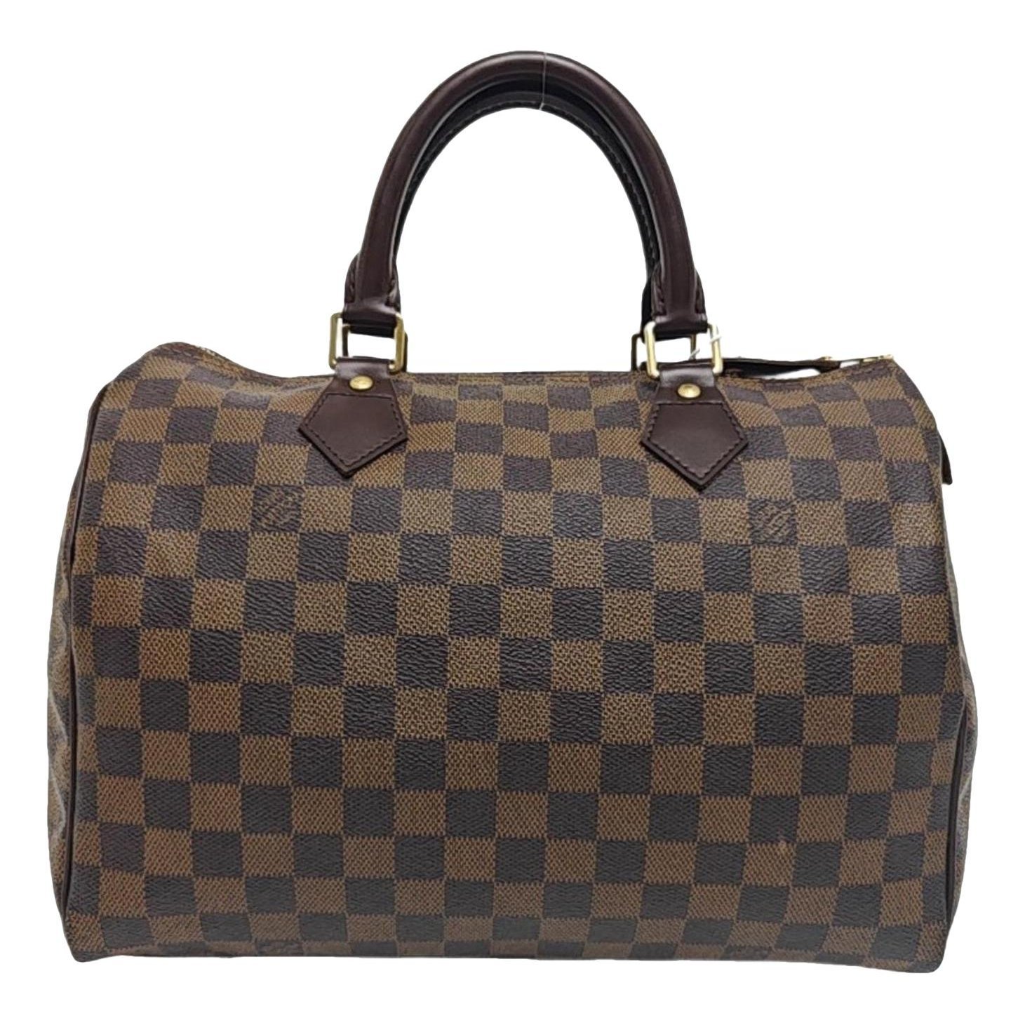 Nano Speedy / Mini HL leather handbag