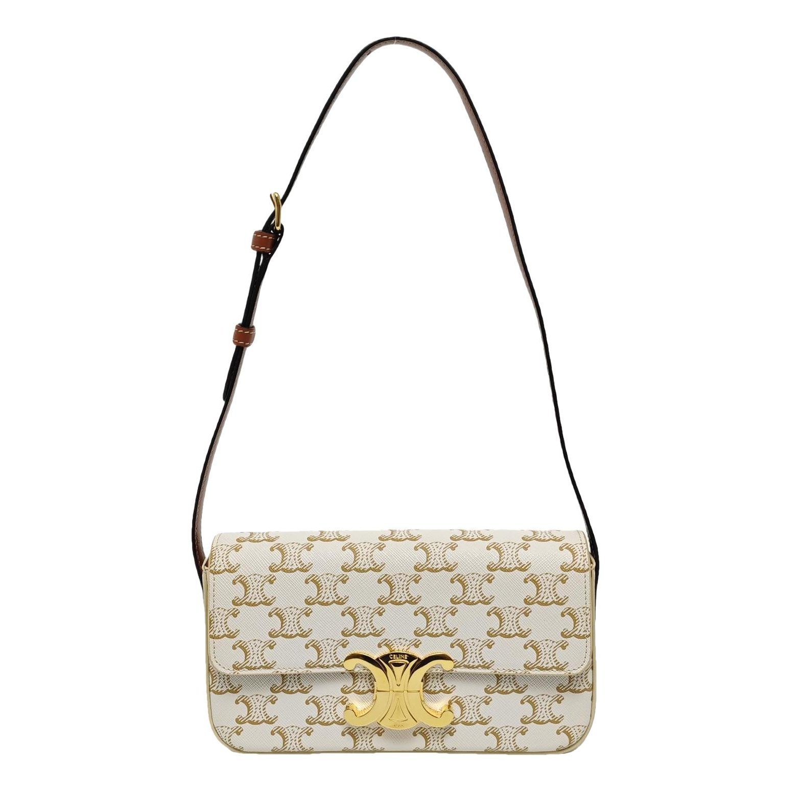 Triomphe leather handbag