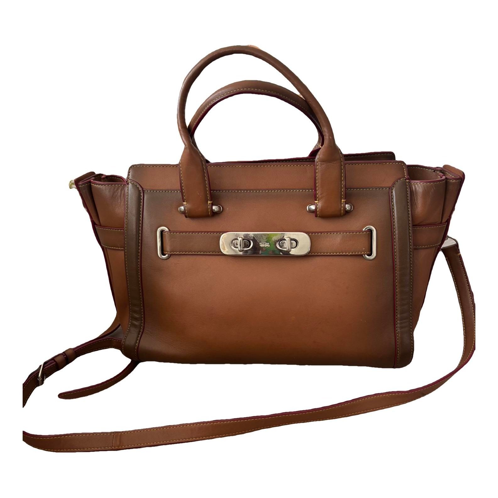 Leather handbag