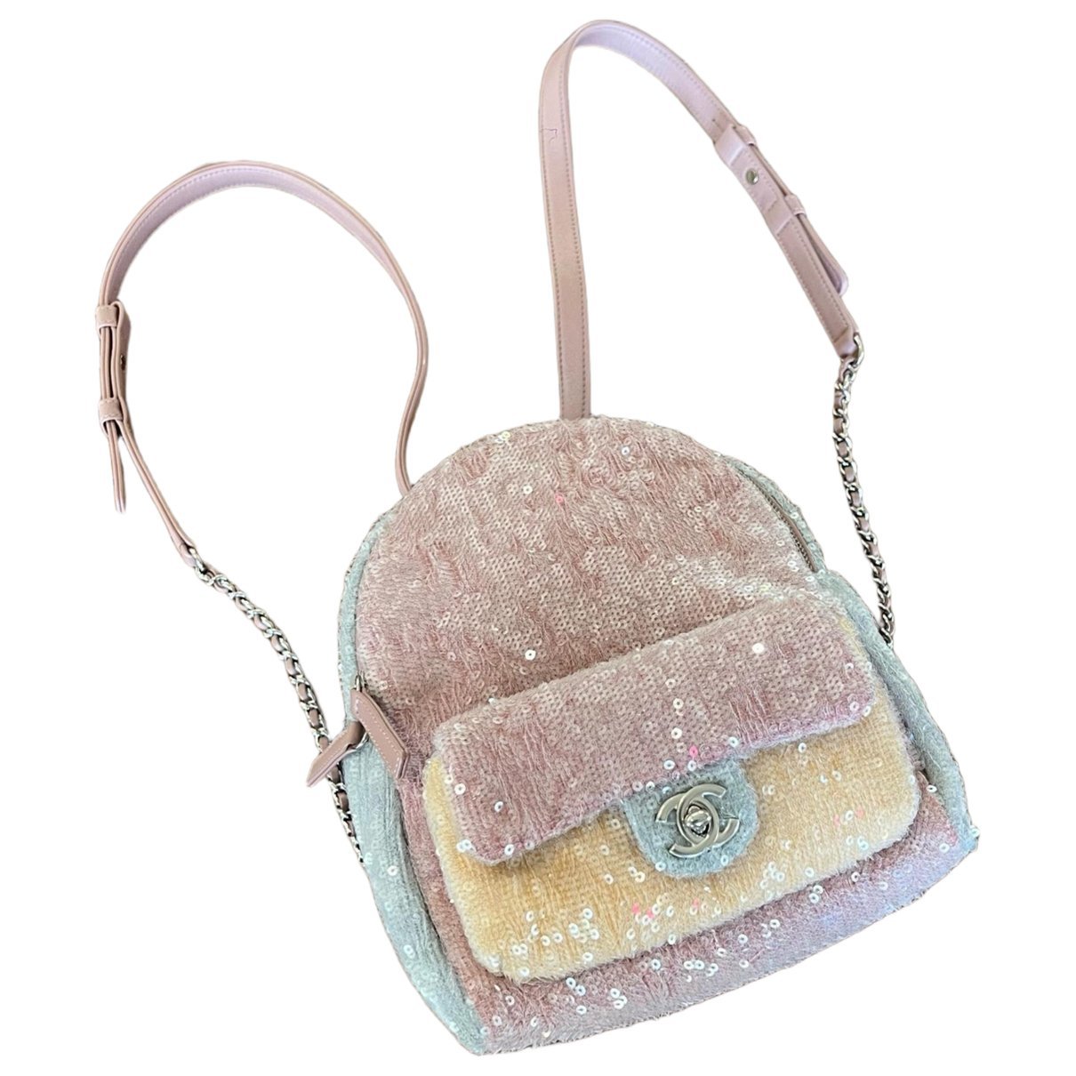Graffiti glitter backpack
