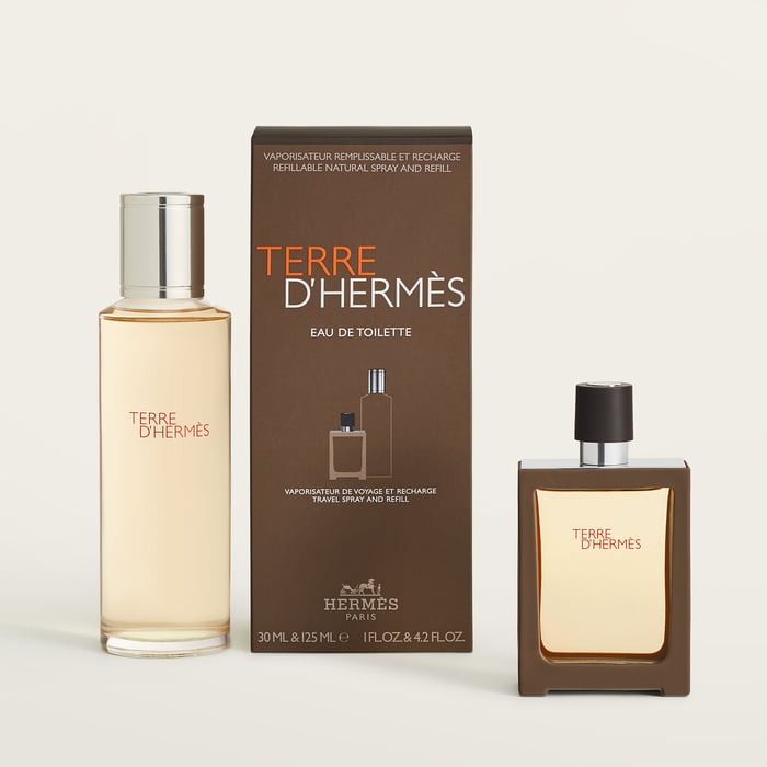 Sans Coloris Terre d'Hermes Eau De Toilette Travel Spray and Refill