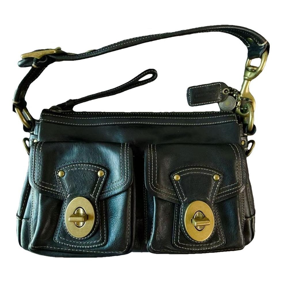 Signature Sufflette leather handbag