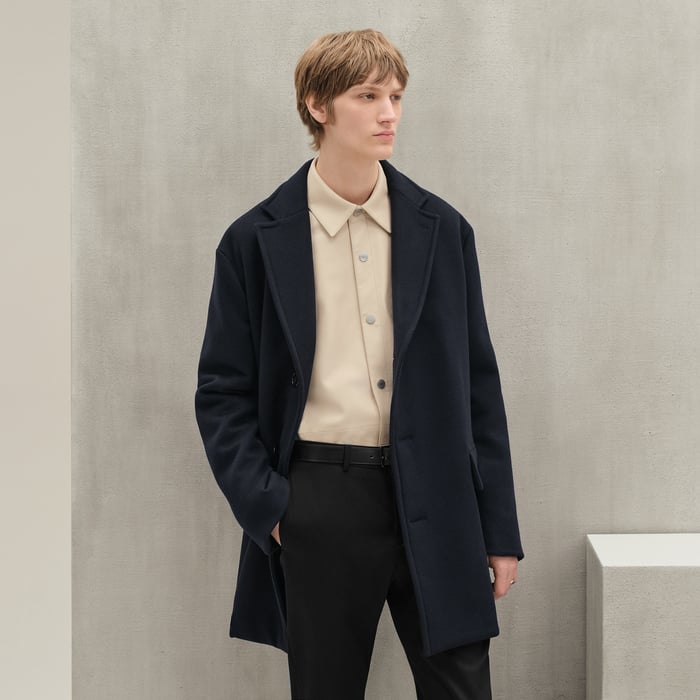 Marine Petit Paul Cashmere Coat