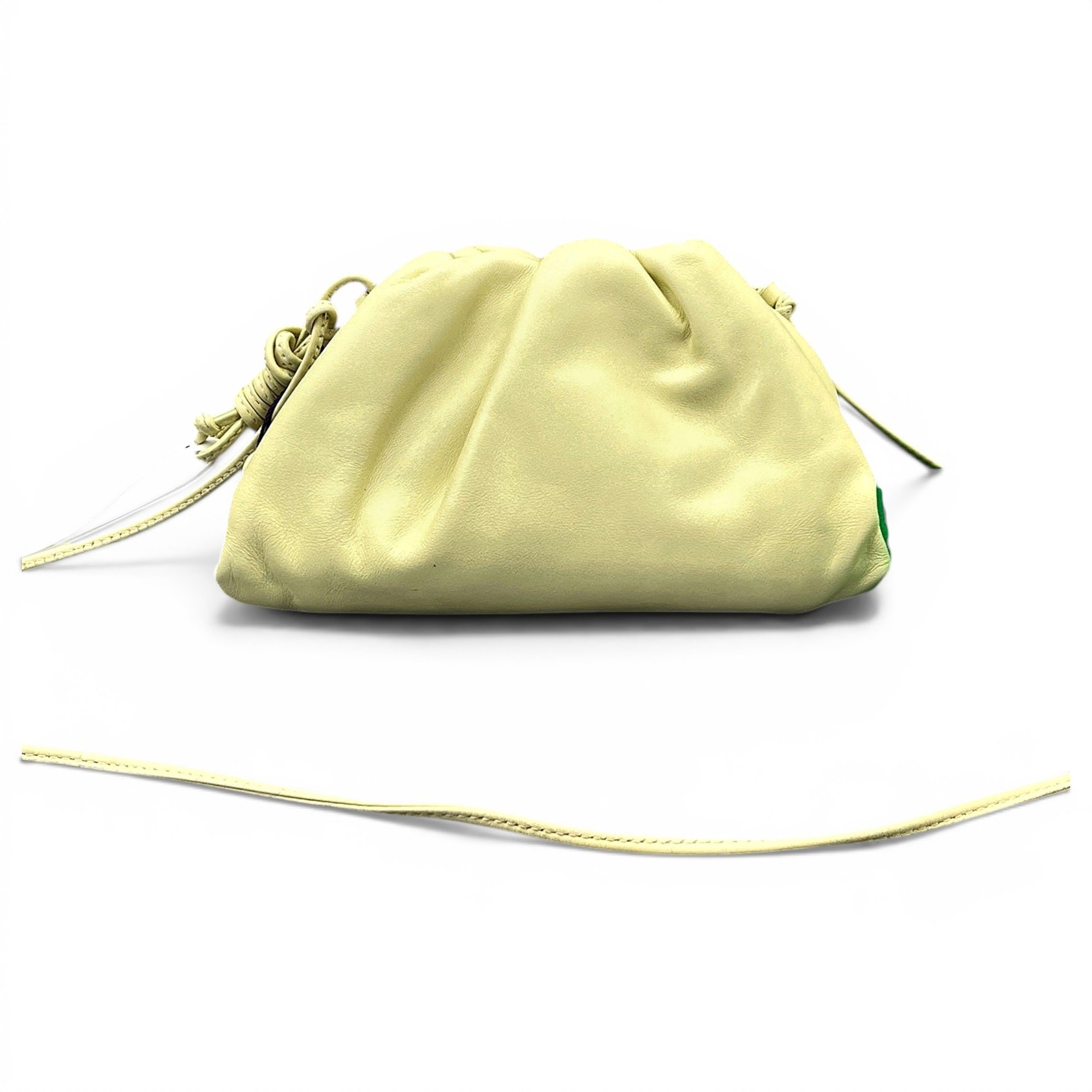 Pouch leather handbag