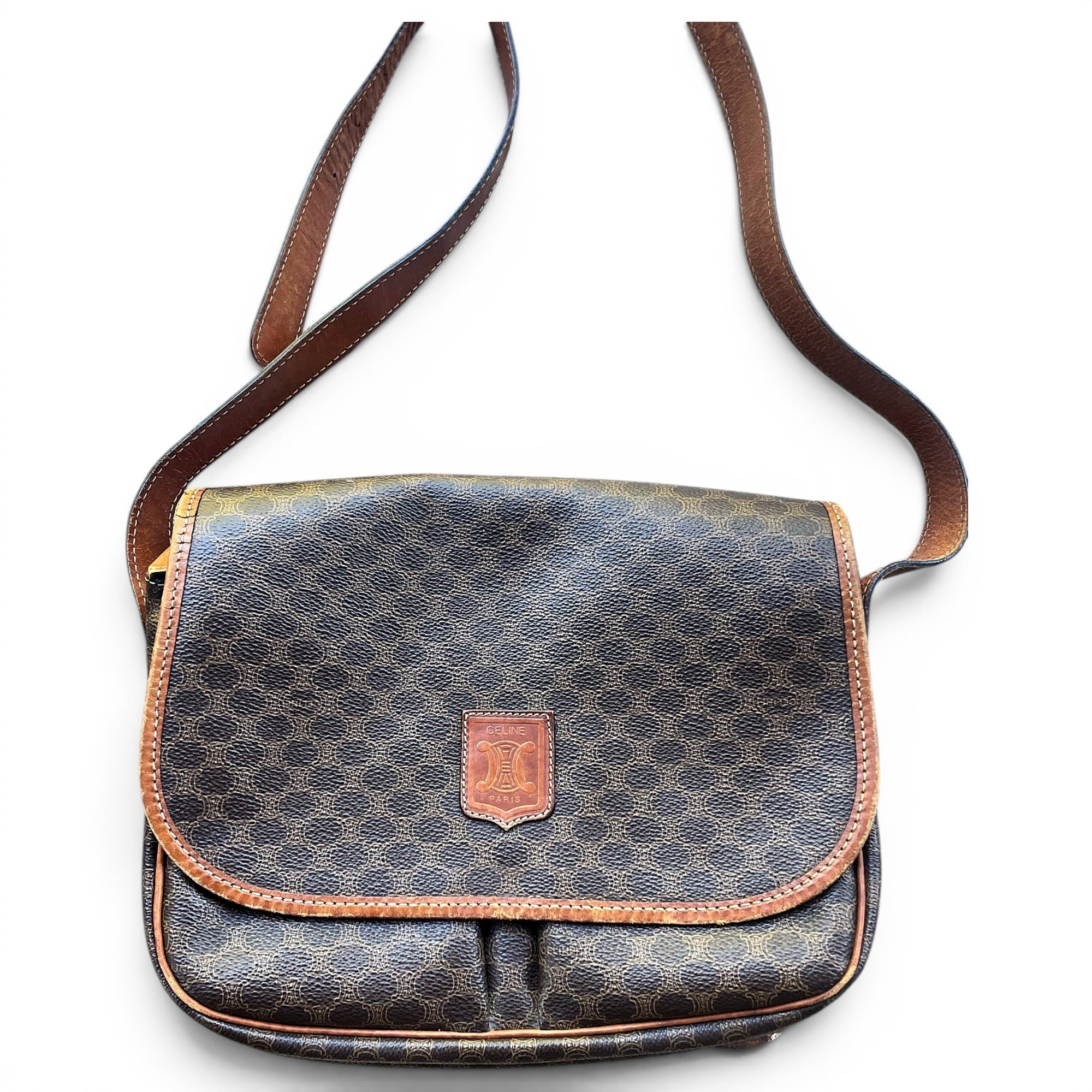 Leather crossbody bag