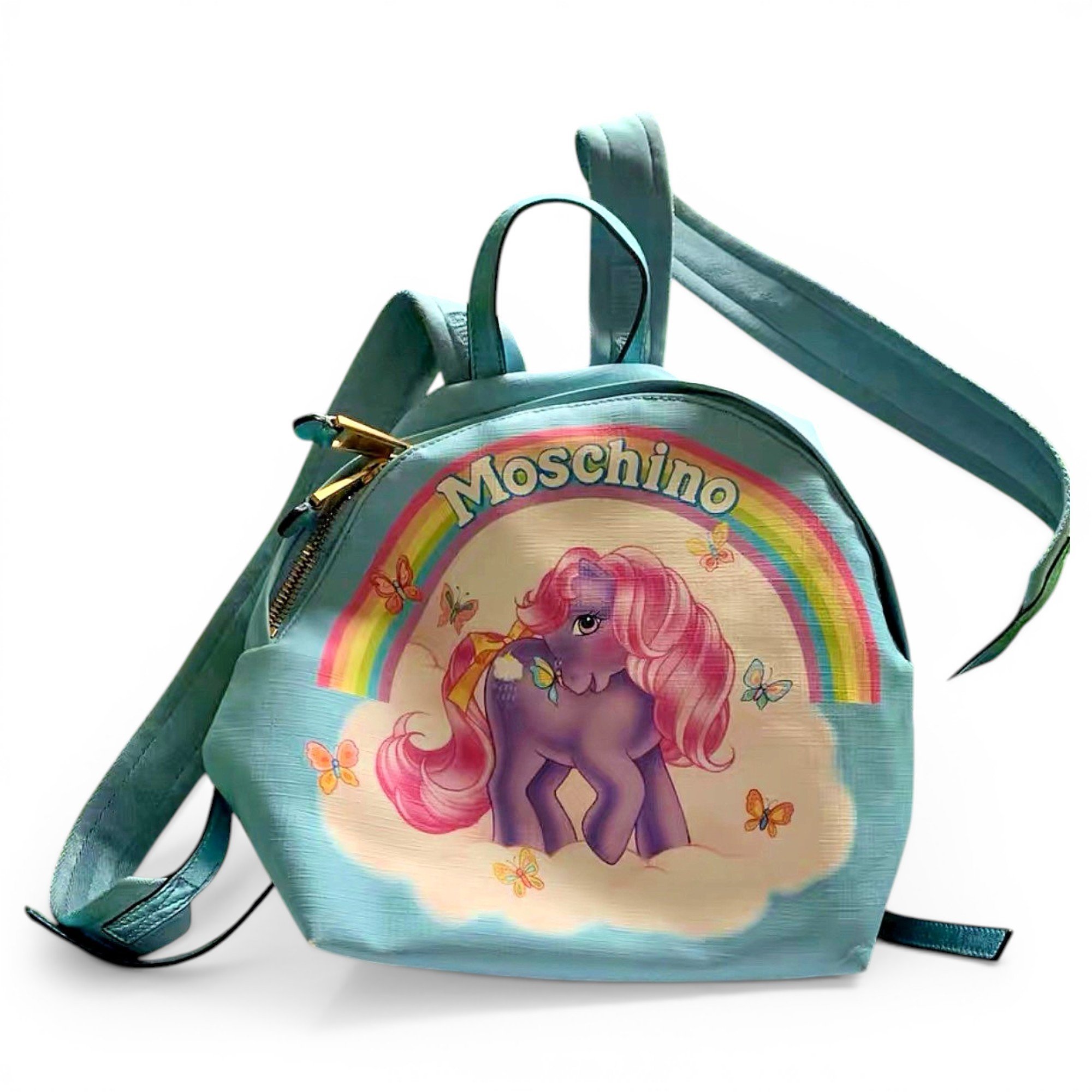Leather backpack
