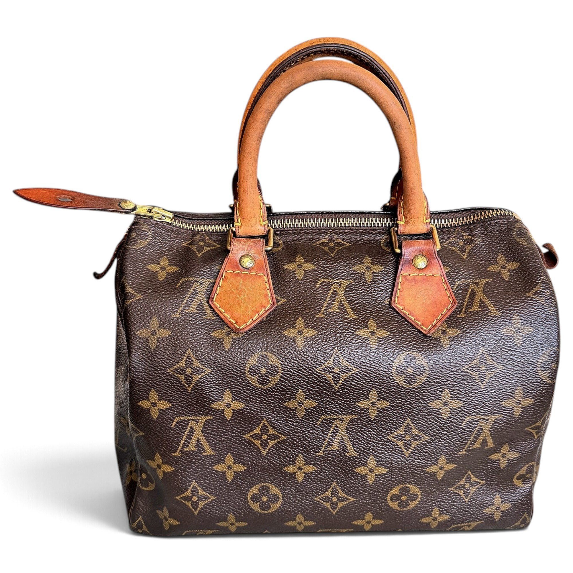 Speedy leather handbag