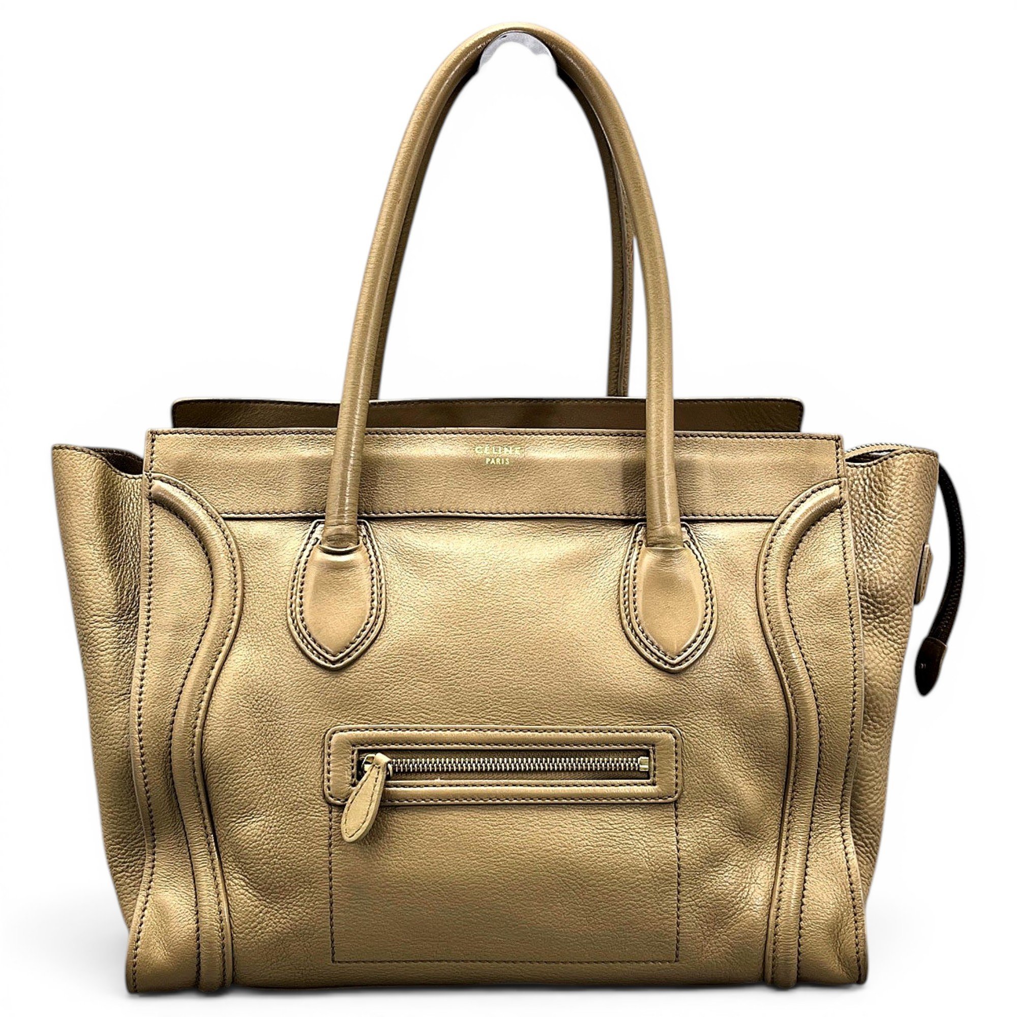 Luggage leather handbag