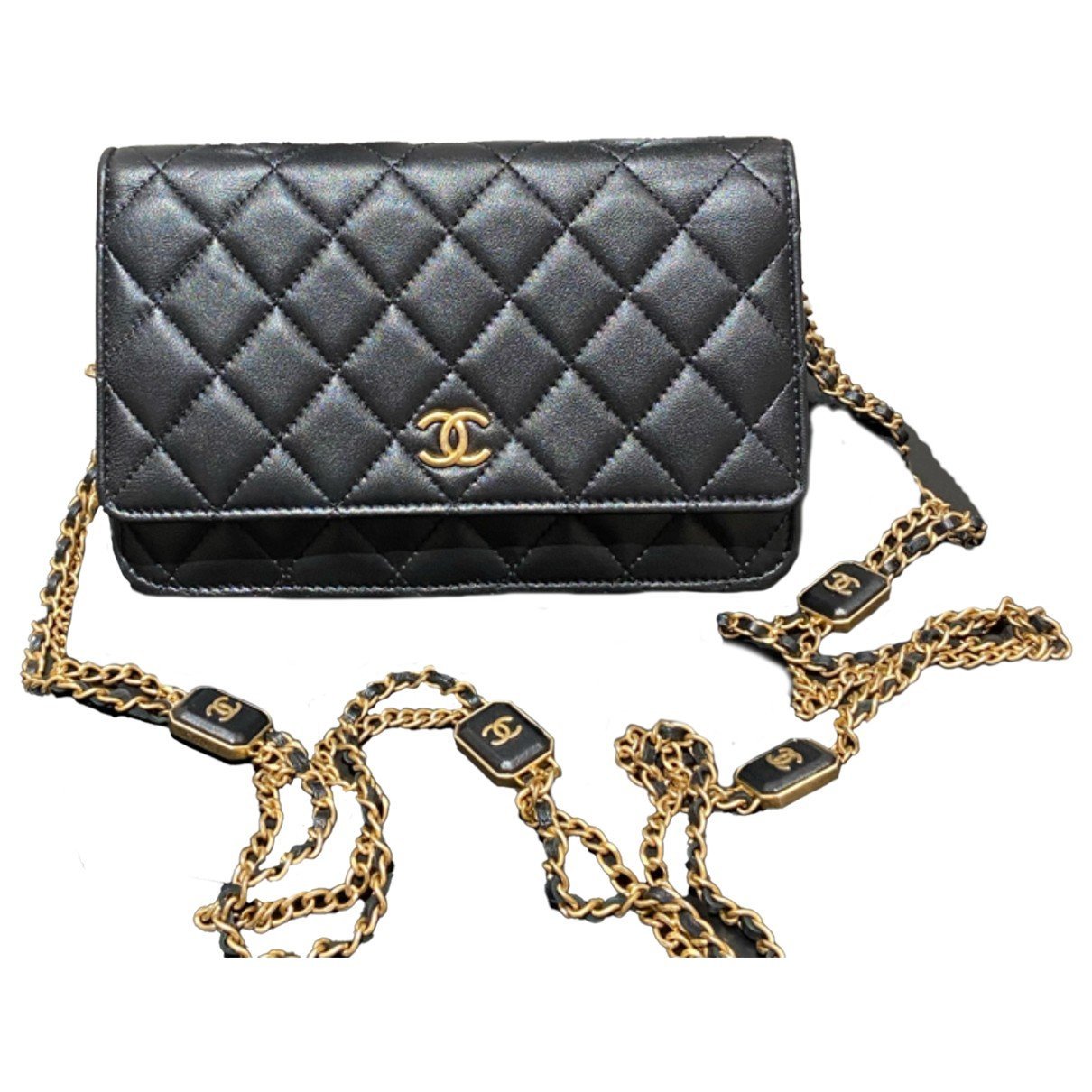 Wallet On Chain Timeless/Classique leather crossbody bag