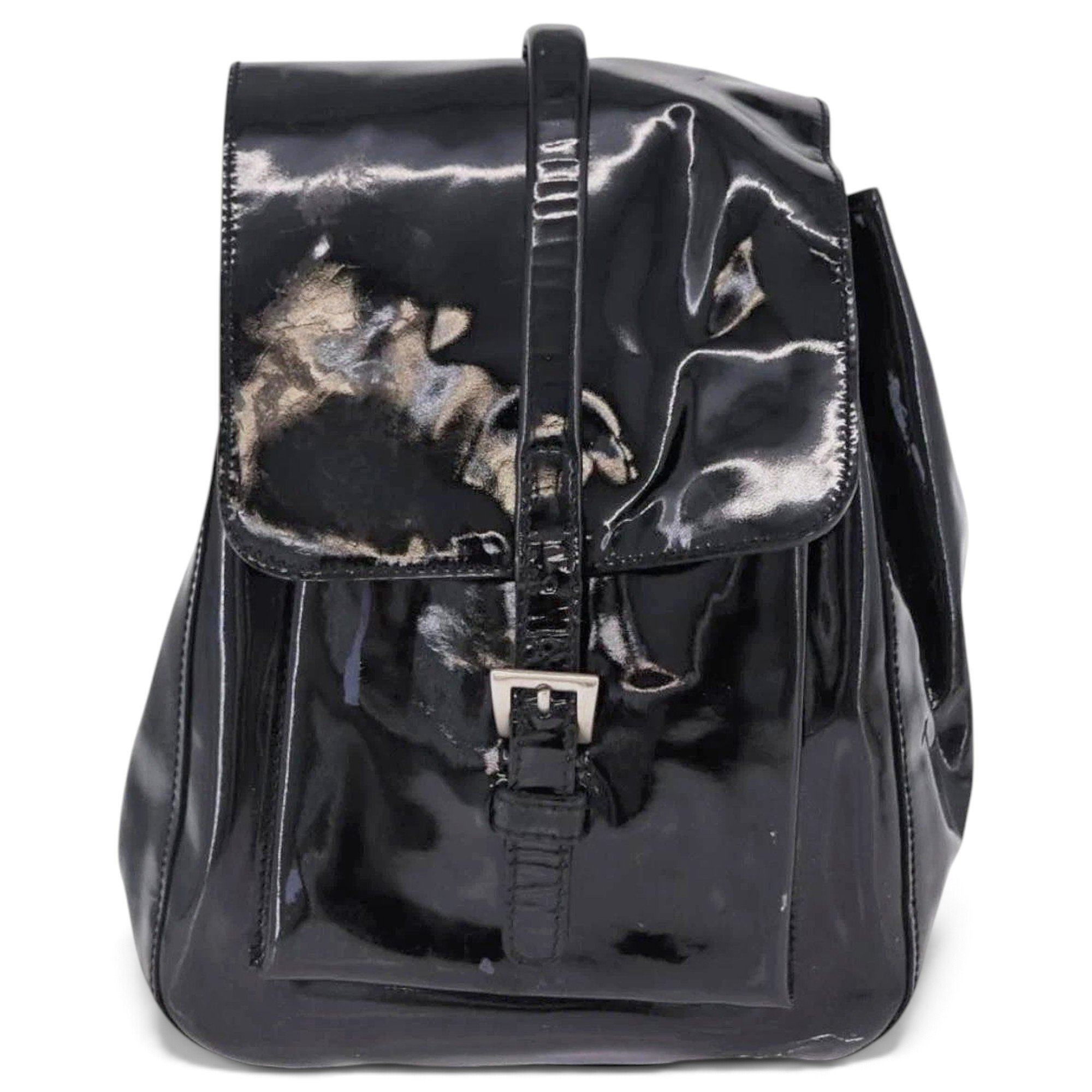 Leather backpack