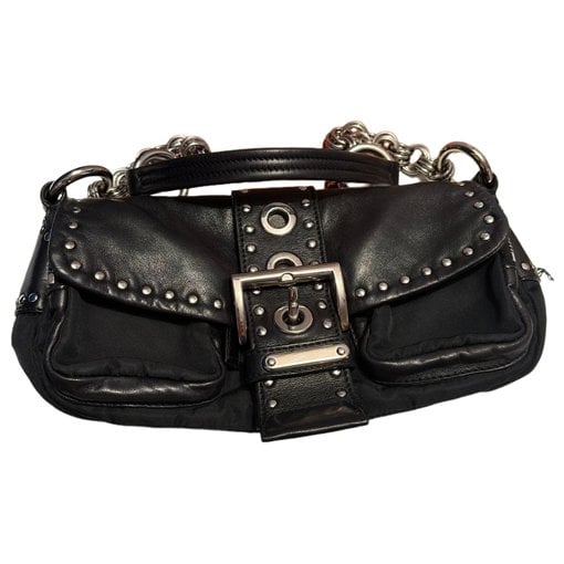 Re-edition leather clutch bag