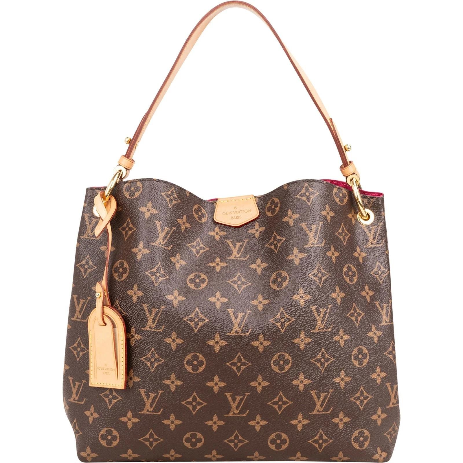 Graceful leather handbag