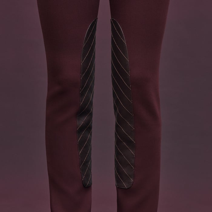 Rouge Bordeaux Jodhpur Pants