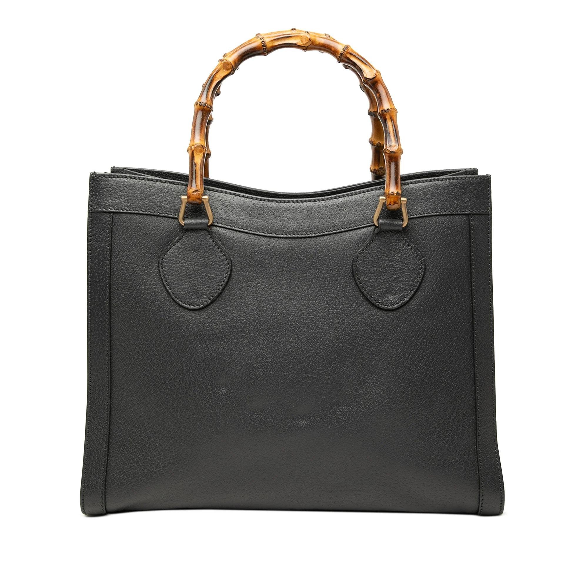 Bamboo leather tote