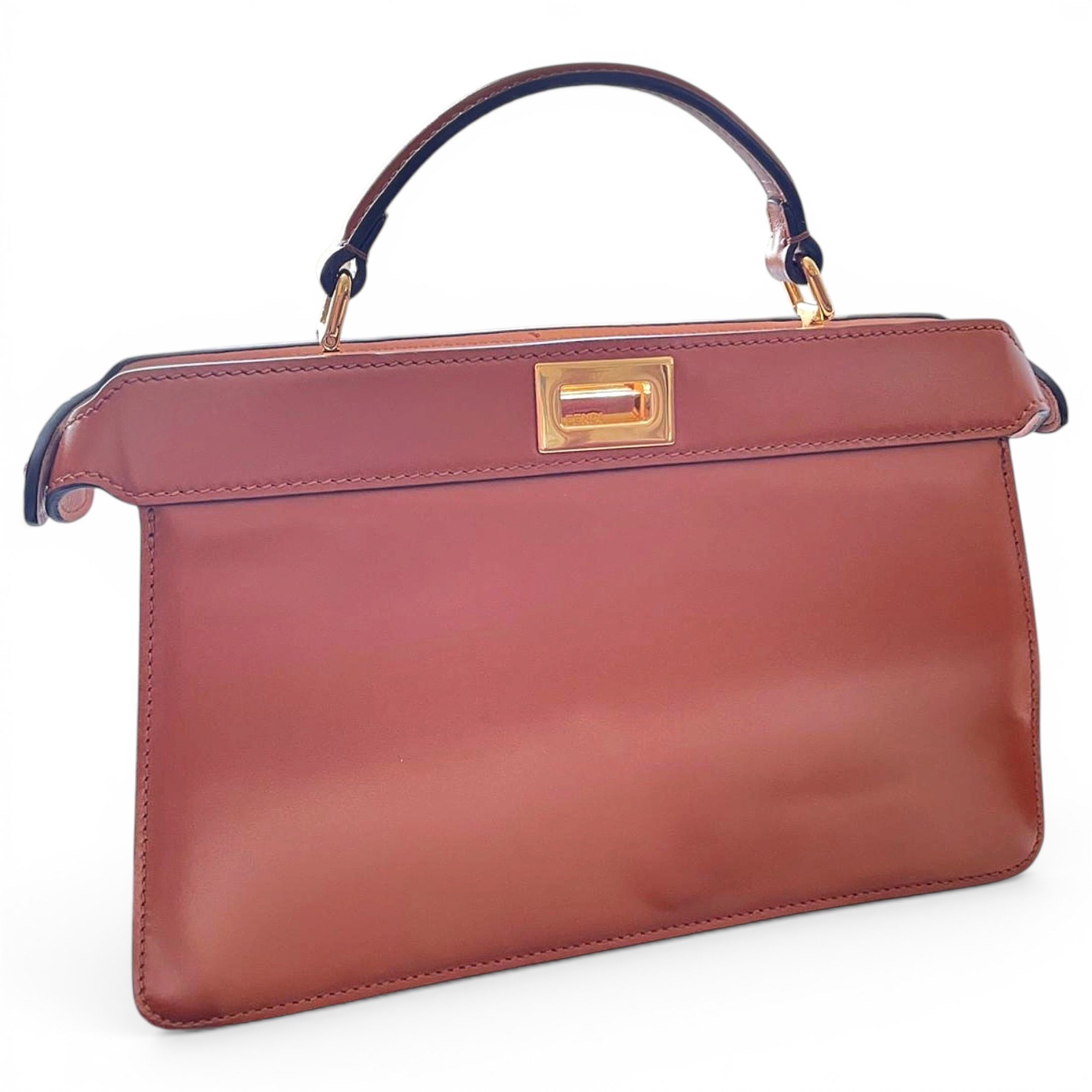 Fendi Peekaboo leather handbag