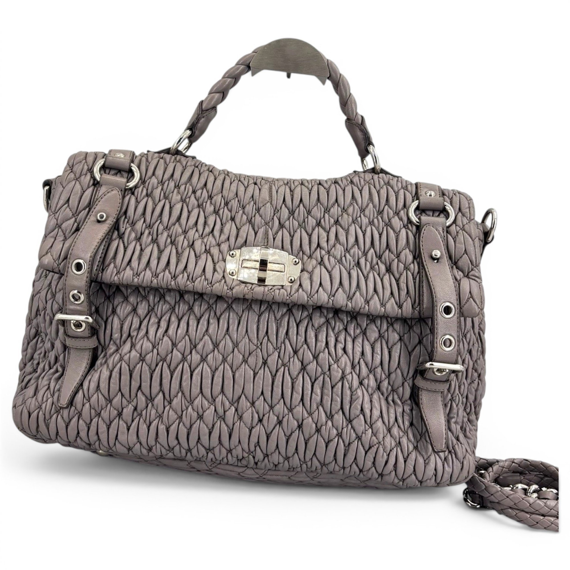 Leather handbag