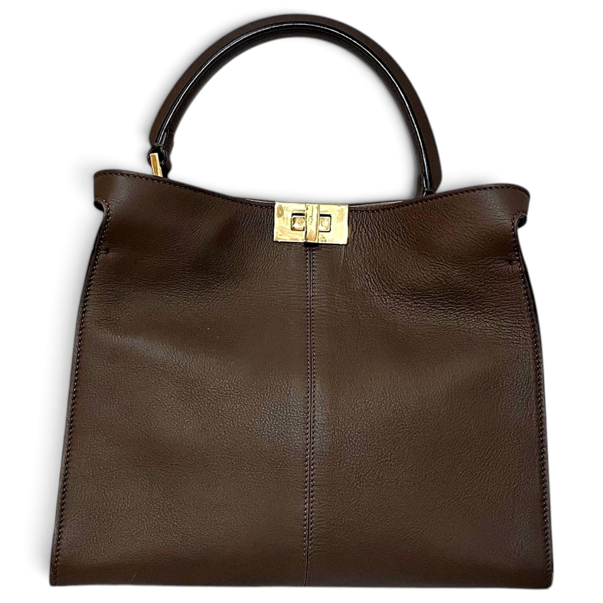 Fendi Peekaboo X-Lite leather handbag