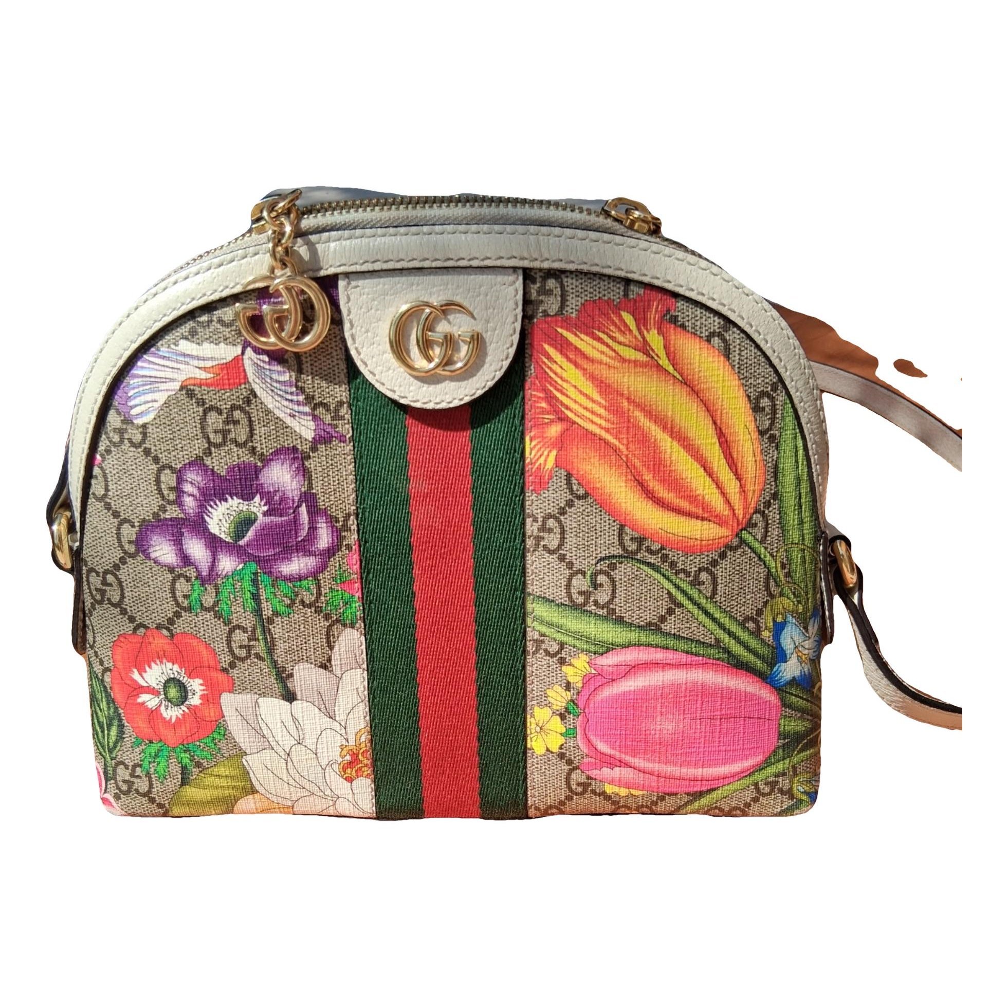 Ophidia Dome leather handbag