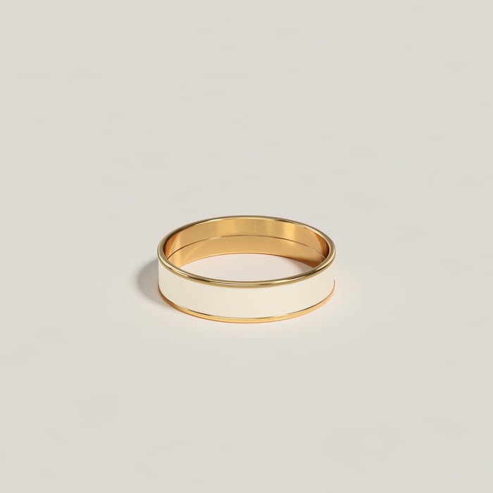 Crème Uni Ring, Small Model