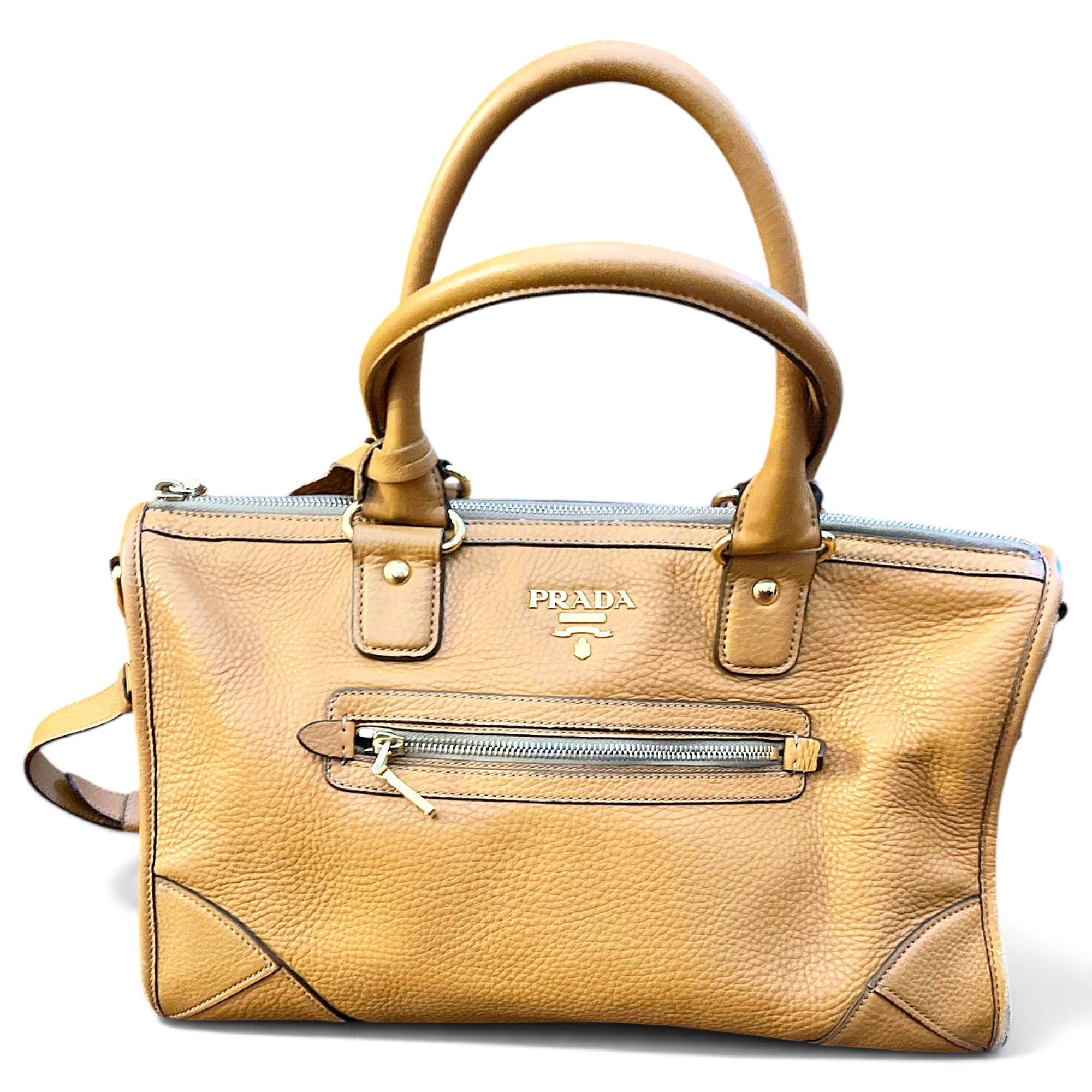 Leather handbag