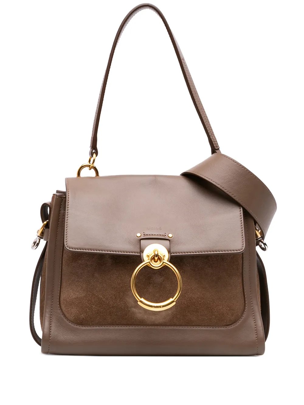 2020 Small Calfskin and Suede Tess Day satchel