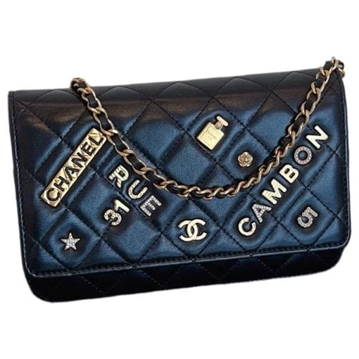 Wallet On Chain Timeless/Classique leather handbag