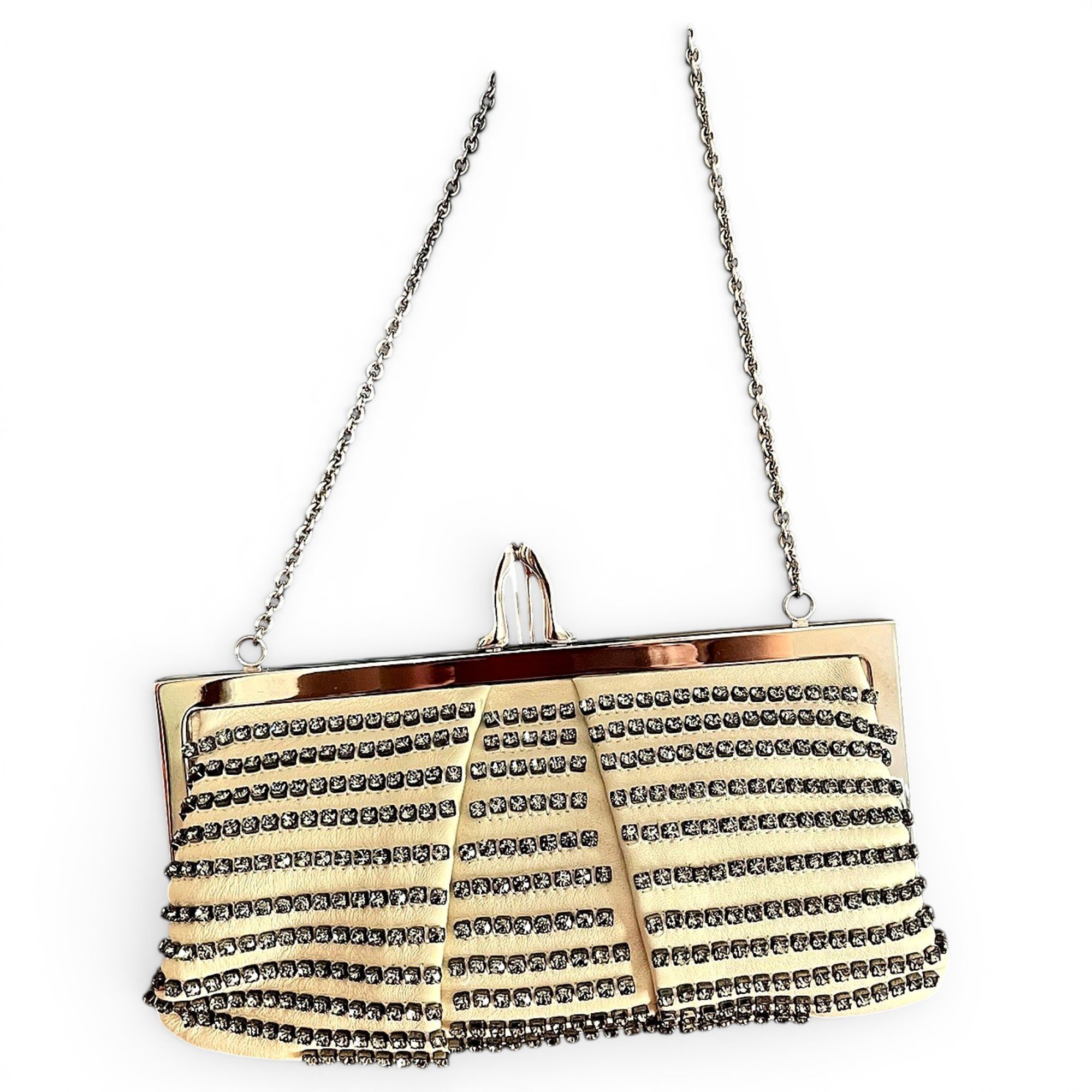 Glitter clutch bag