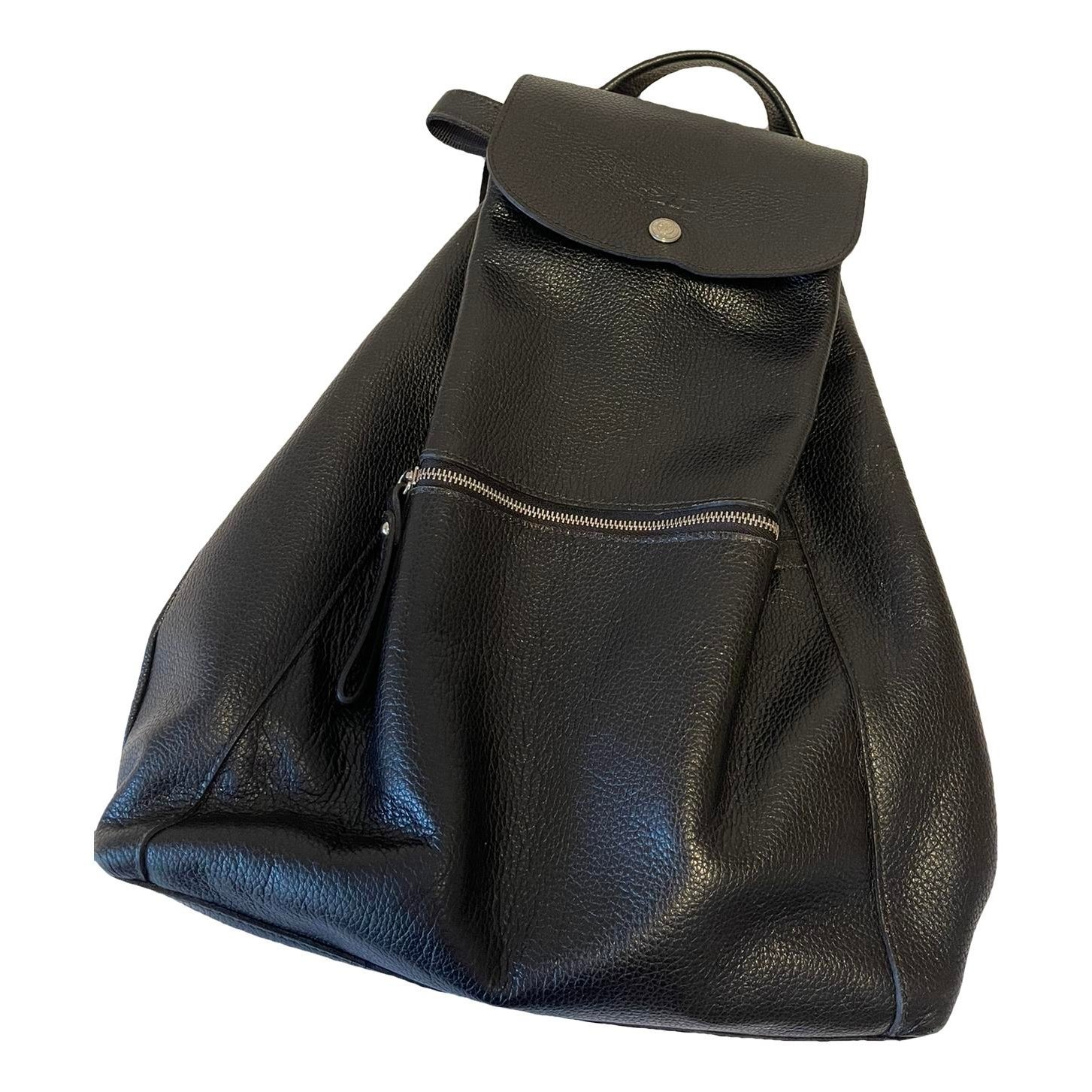 Leather backpack