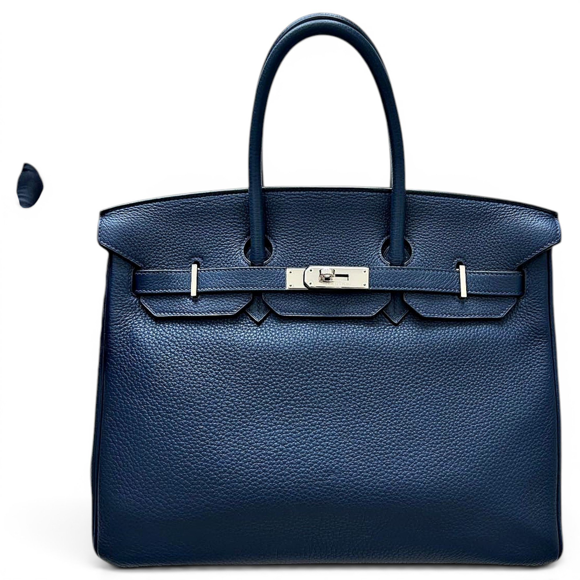 Birkin 35 leather handbag