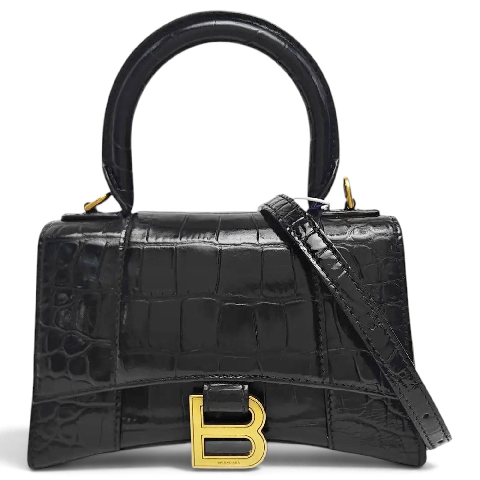Balenciaga Hourglass leather handbag
