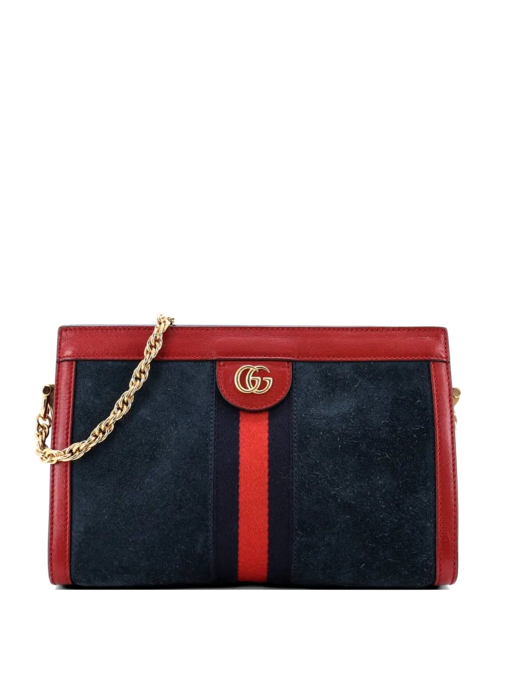 Ophidia Chain Suede Small shoulder bag