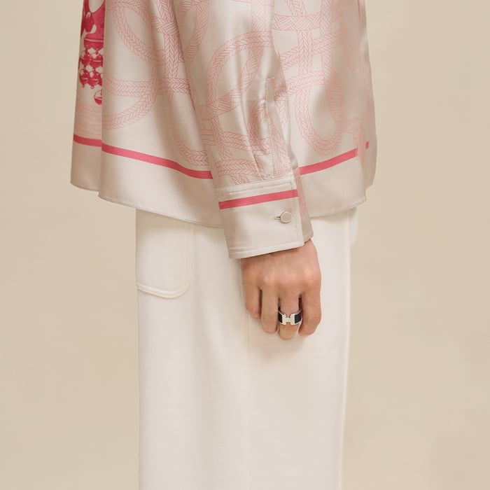 Beige Avoine "Palefroi Remix" Classic Shirt