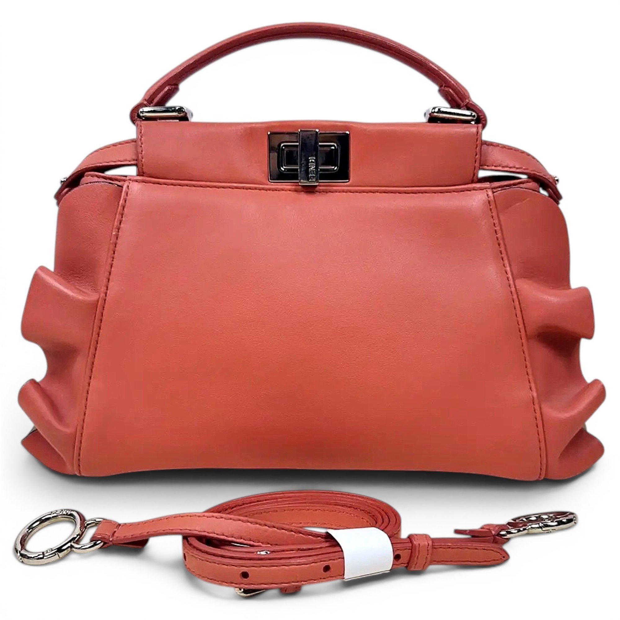 Peekaboo leather crossbody bag