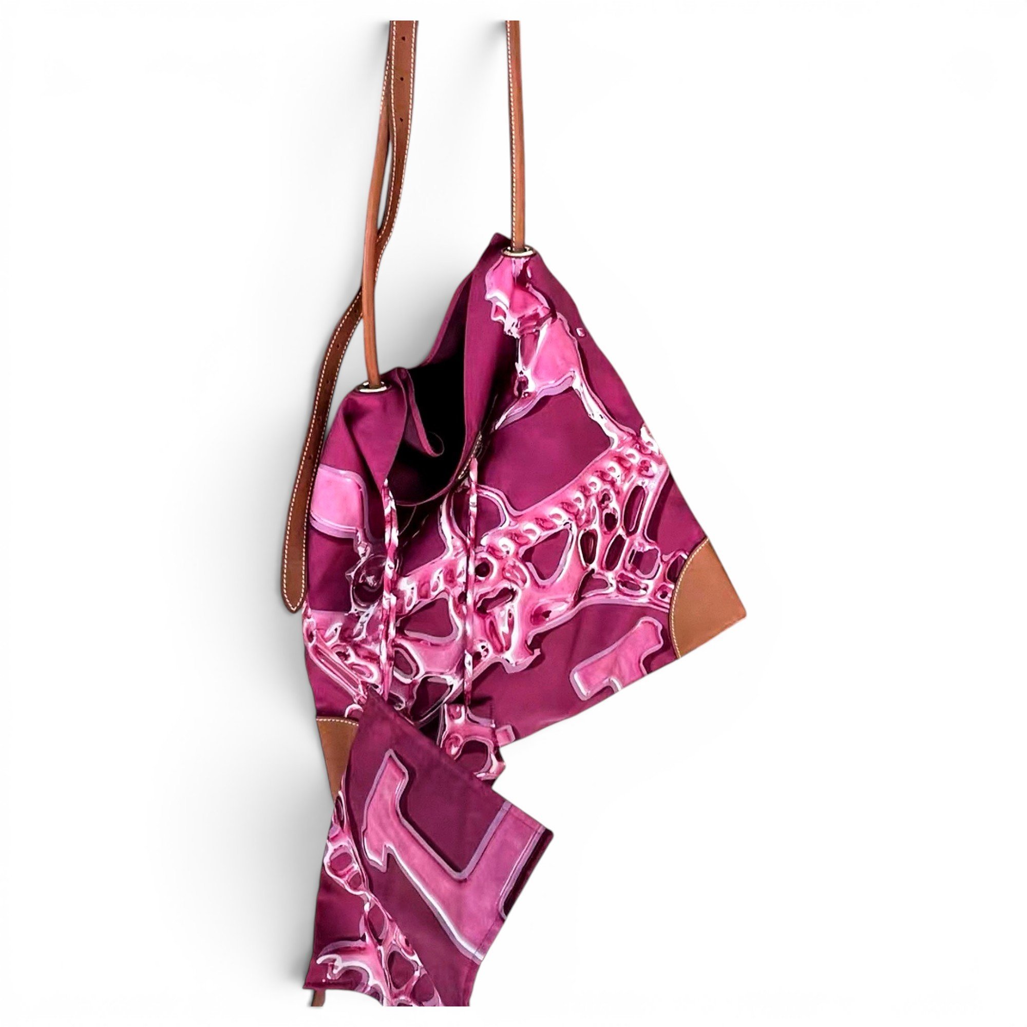 Silk handbag