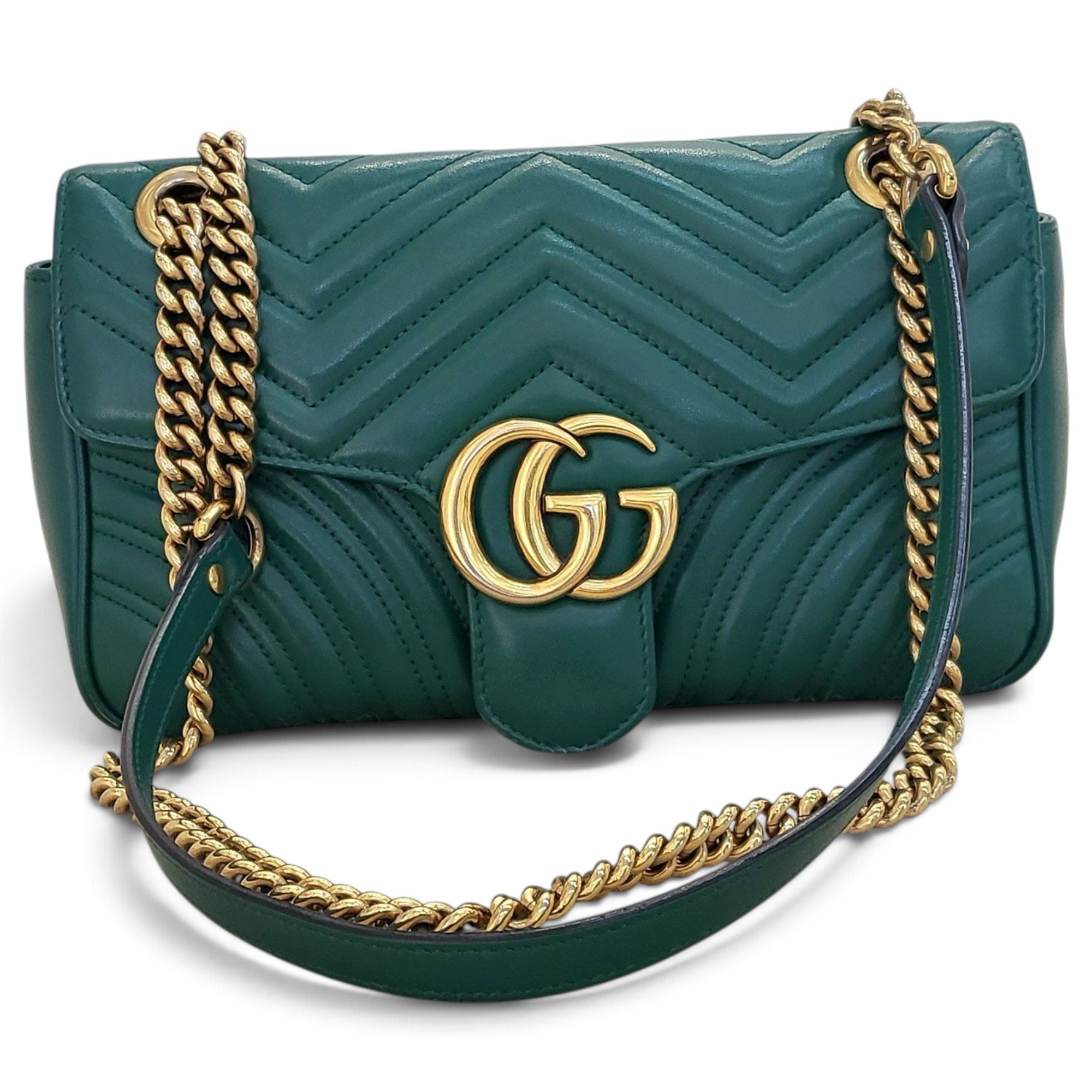 Gucci GG Marmont Flap leather crossbody bag