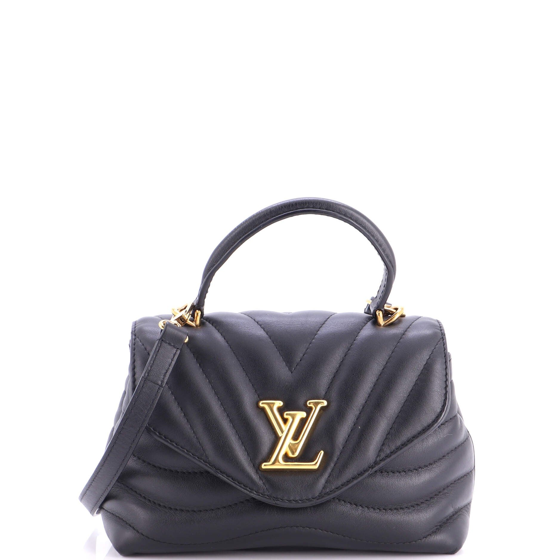 New Wave Hold Me Top Handle Bag Quilted Leather