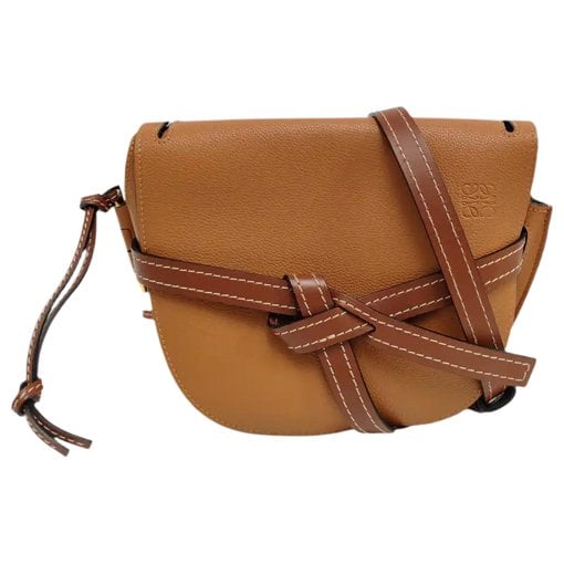 Gate leather crossbody bag