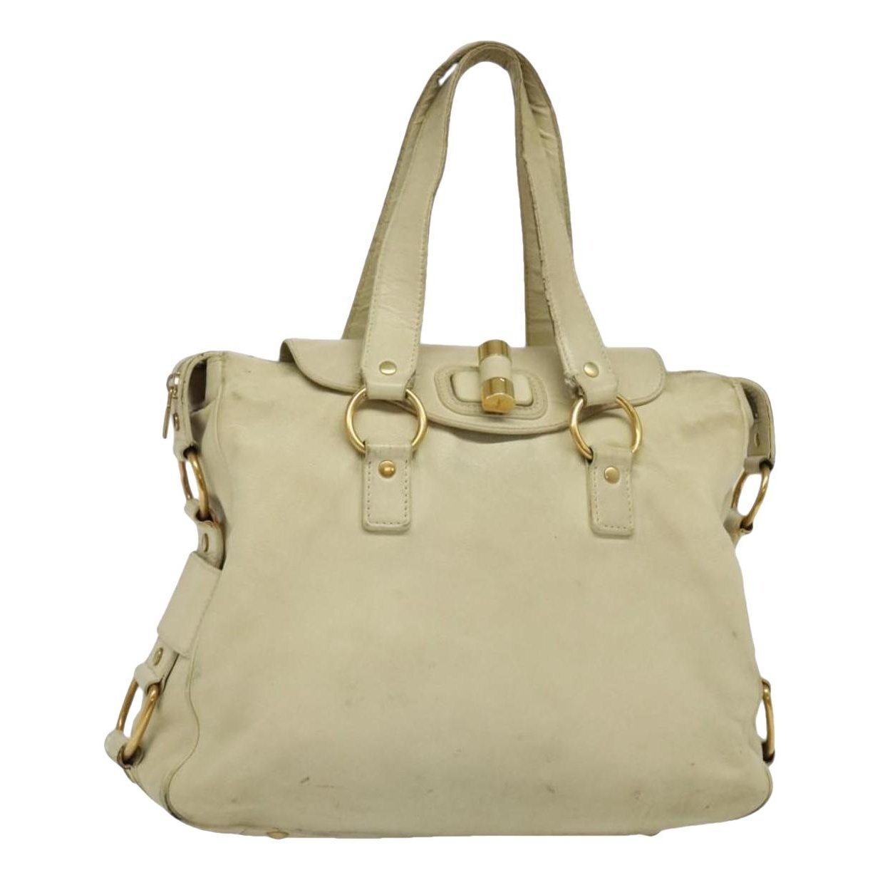 Leather tote