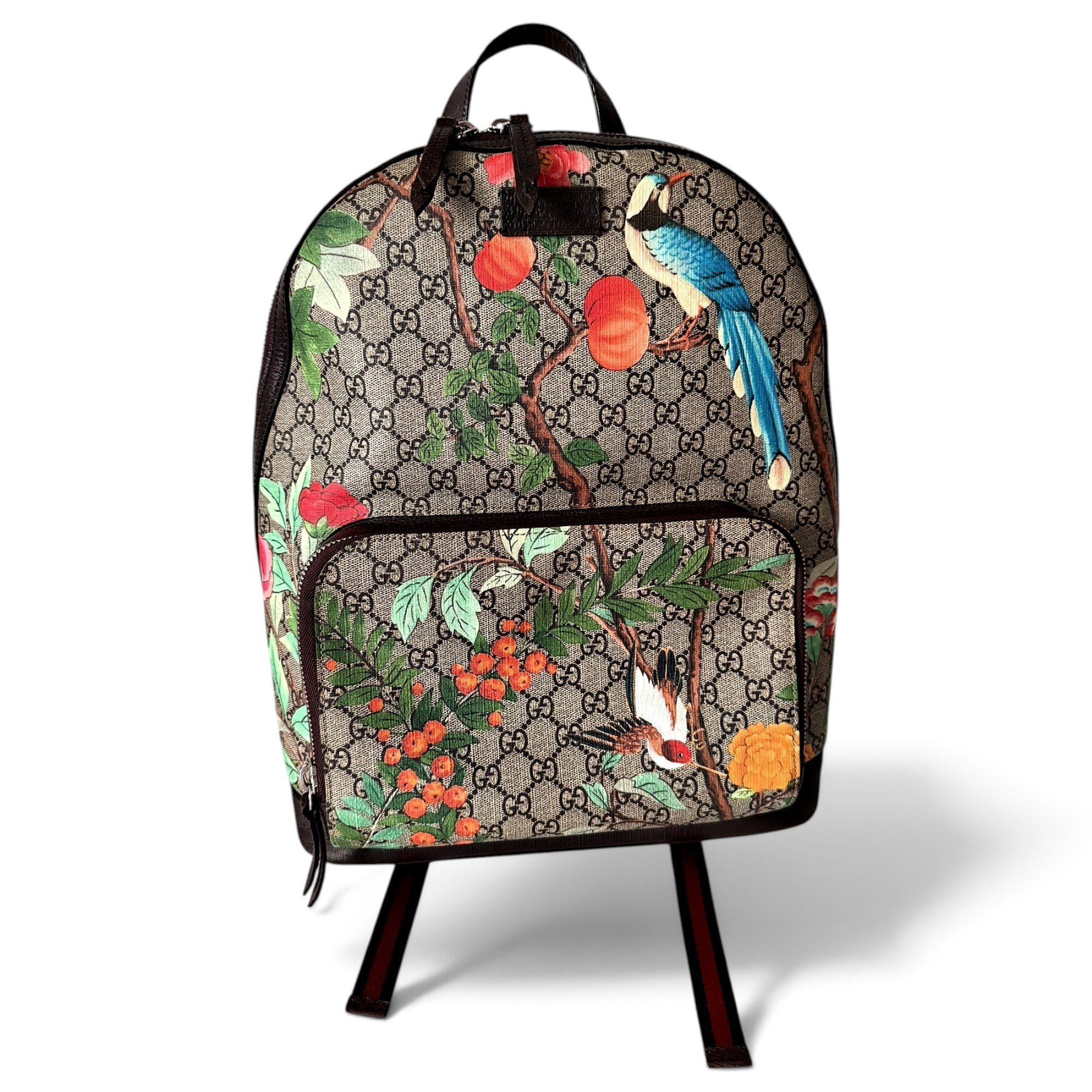 Ophidia leather backpack
