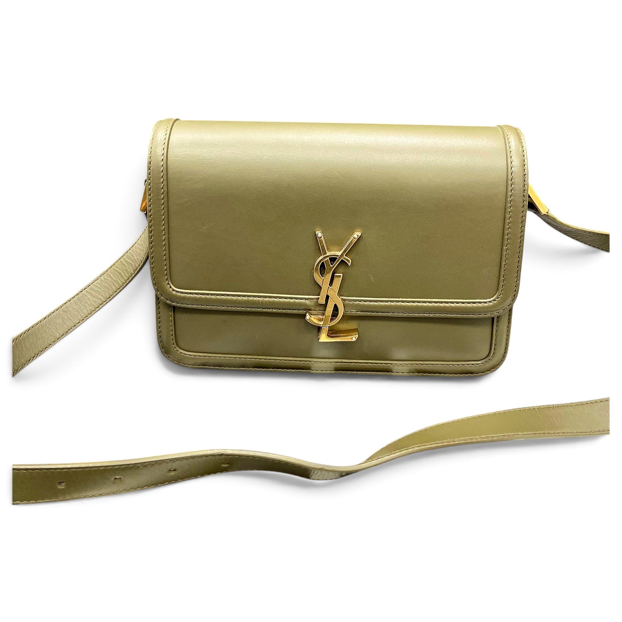 Solférino leather handbag