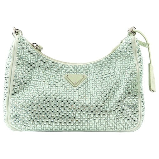 Prada Re-Edition 2000 glitter handbag