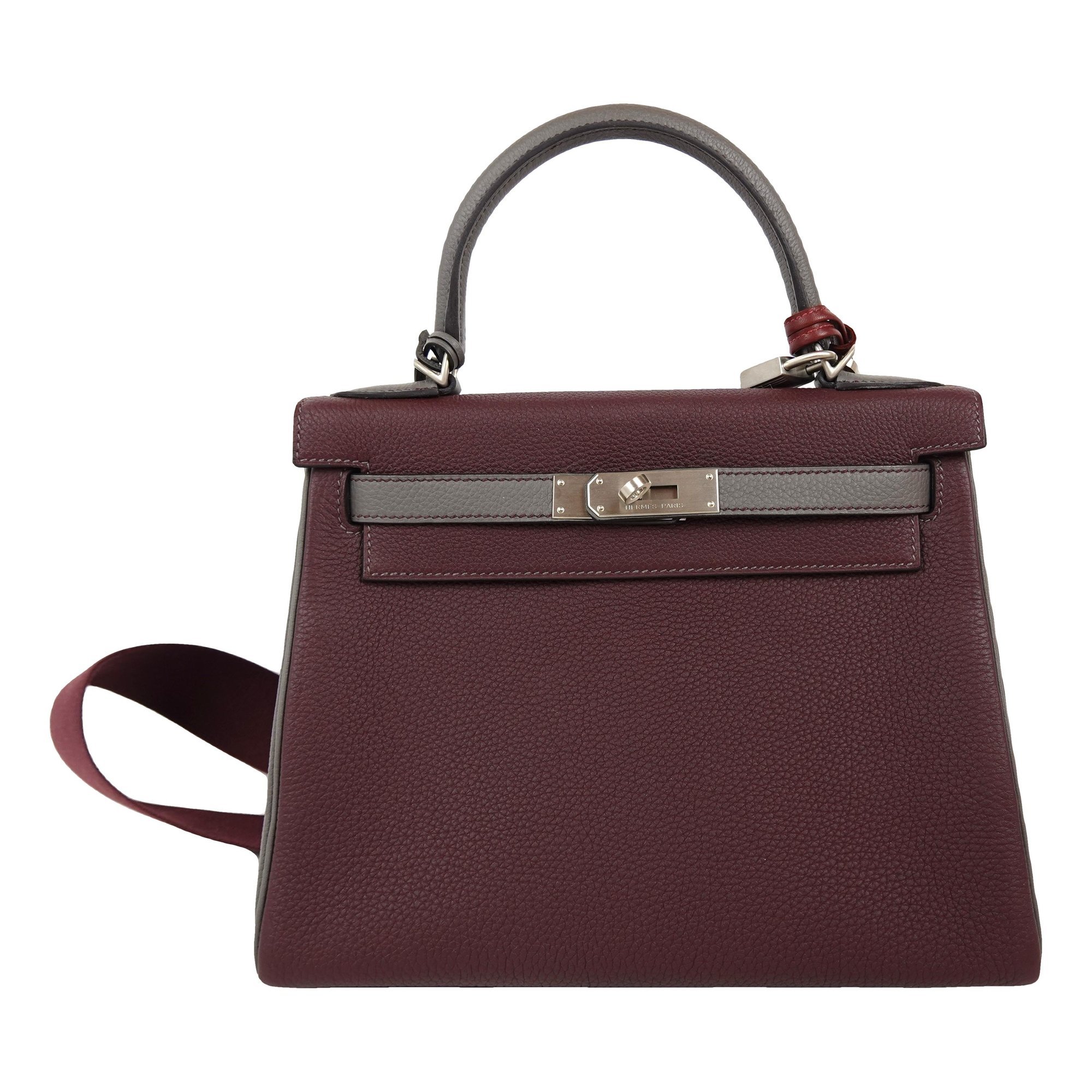 Kelly 28 leather handbag
