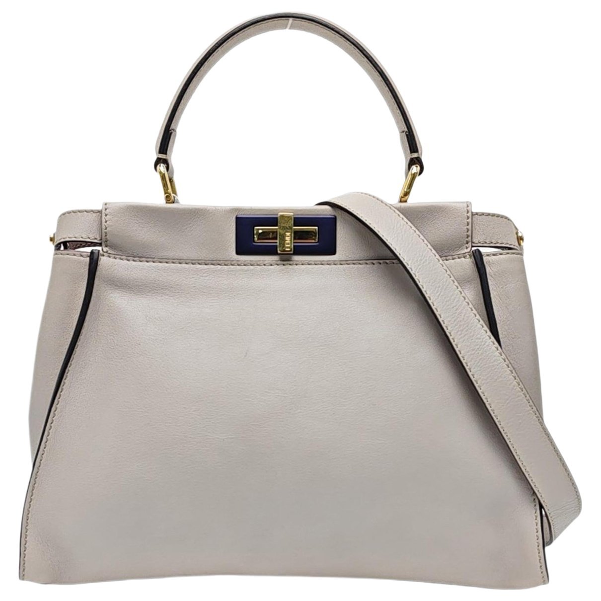 Peekaboo leather handbag