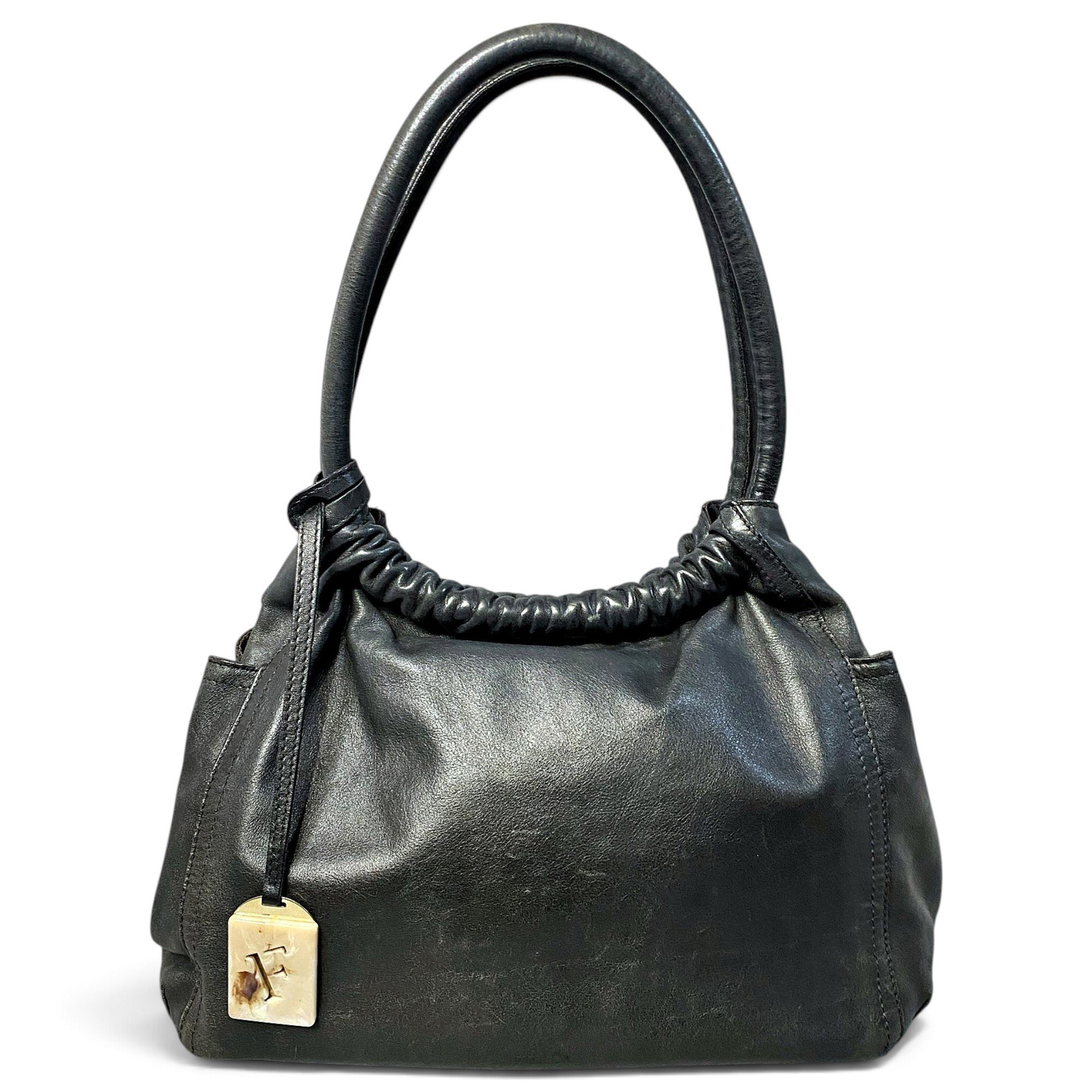 Leather handbag