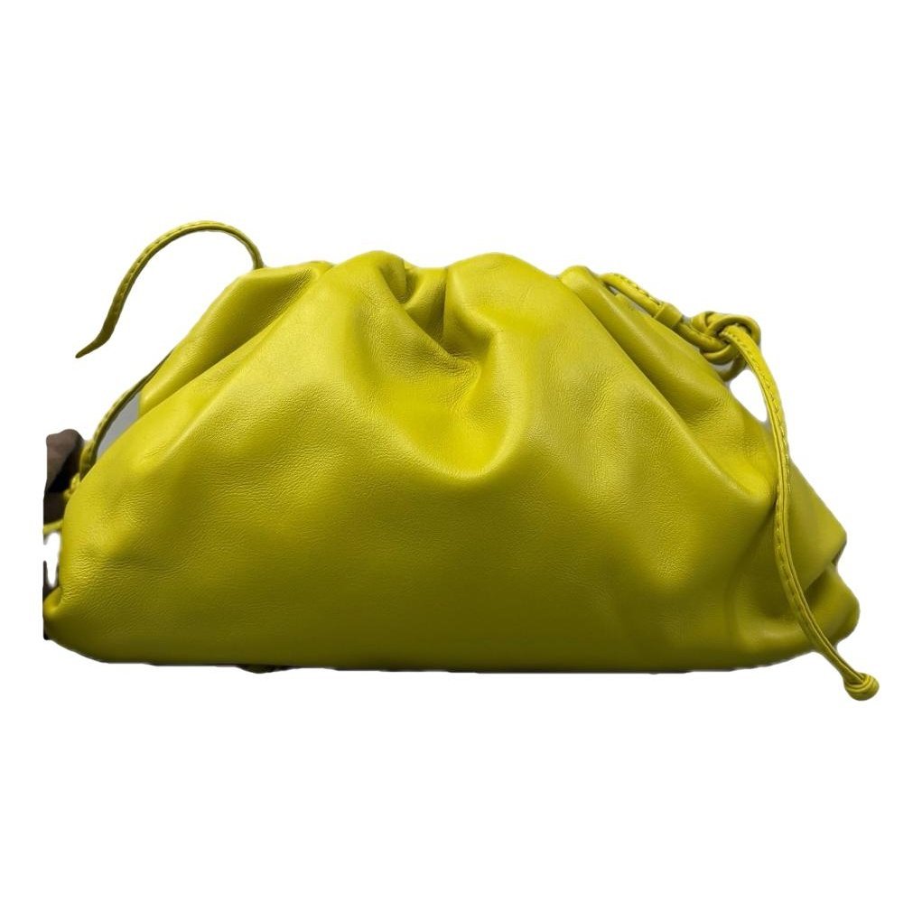 Pouch leather handbag