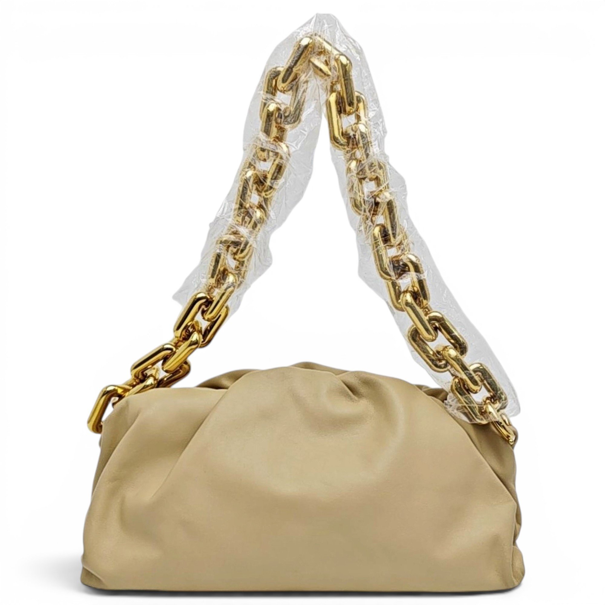 Chain Pouch leather handbag