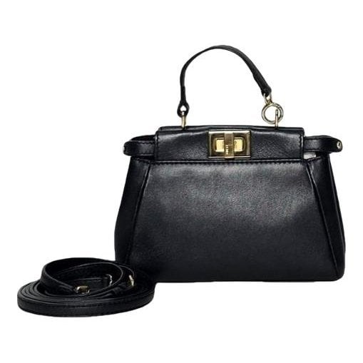 Peekaboo leather crossbody bag
