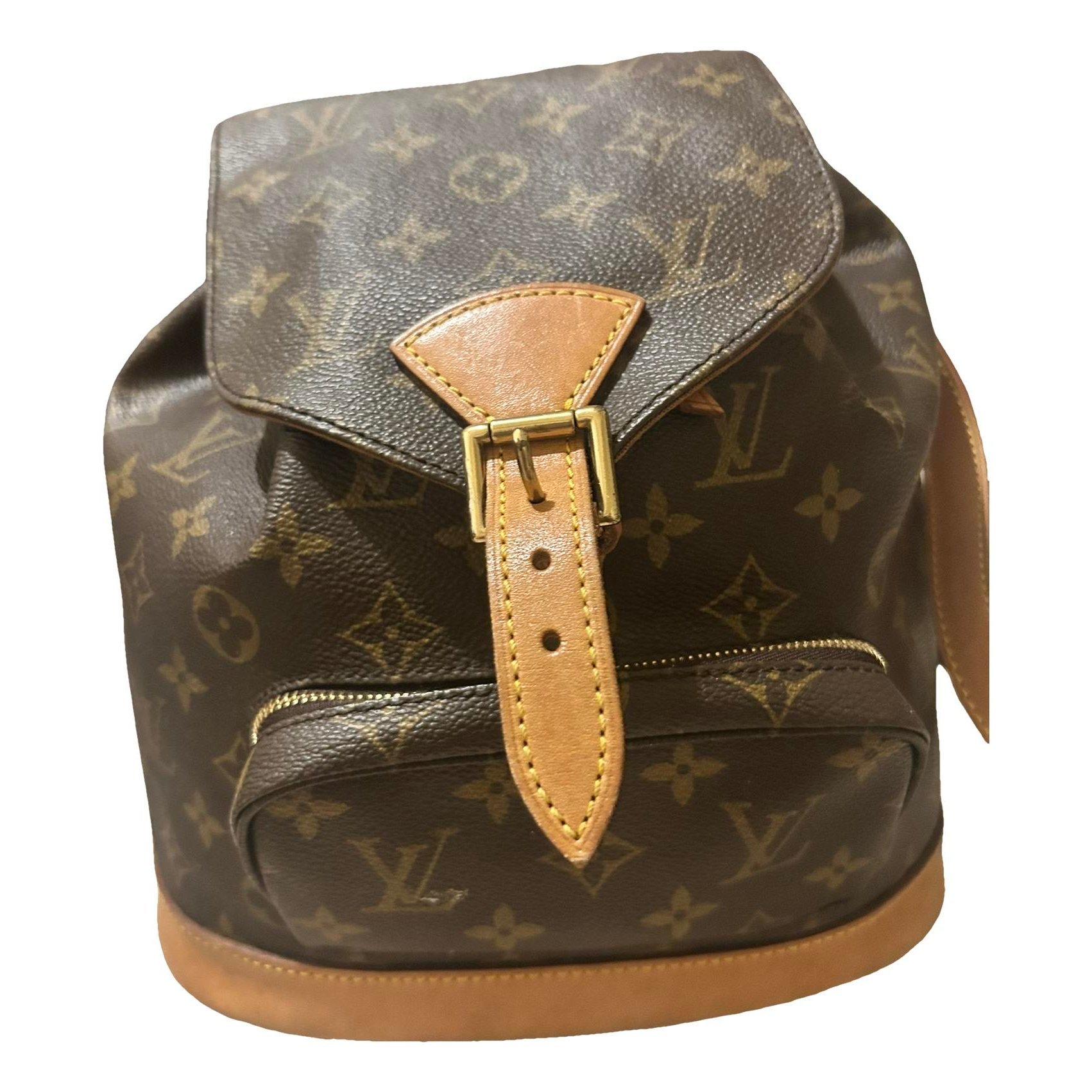 Louis Vuitton Montsouris Vintage leather backpack