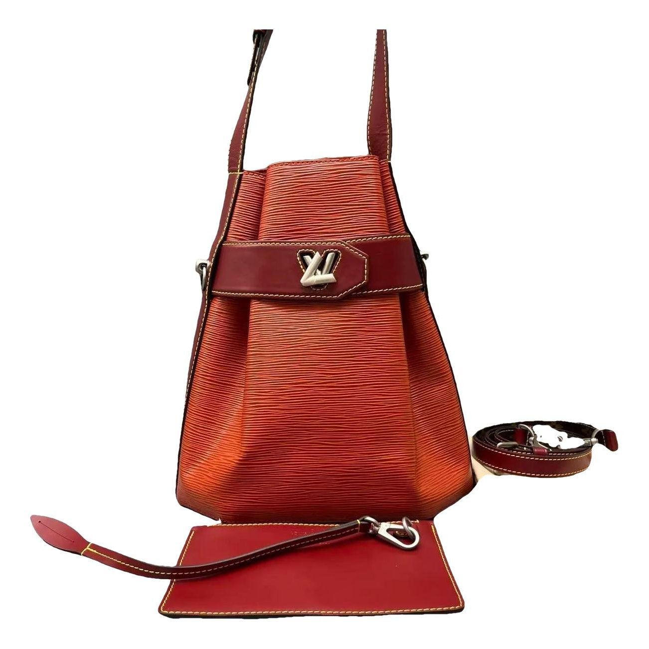 Twist leather mini bag