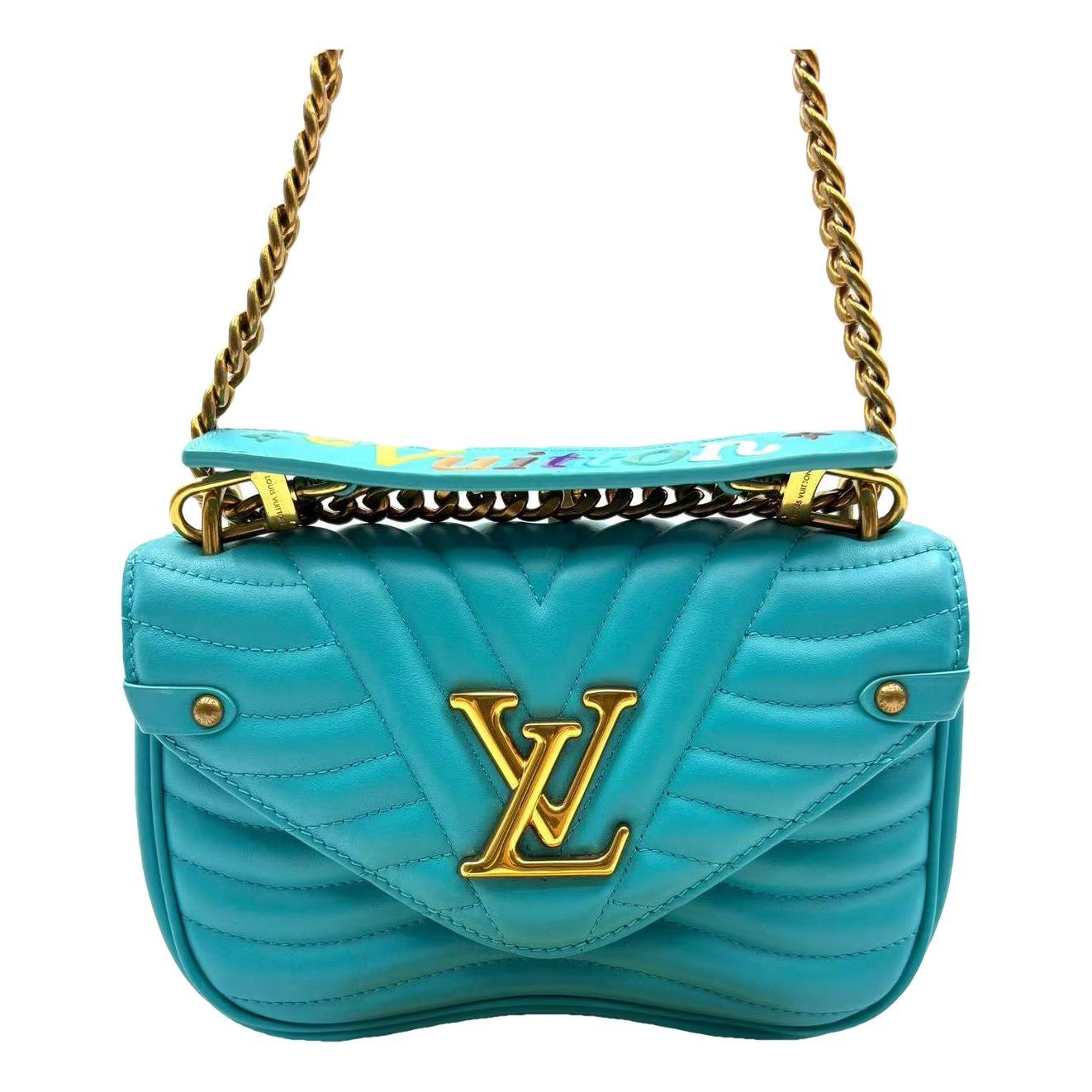 New Wave leather handbag